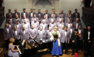 Yn y Tabernacl, Machynlleth Llun o'r côr yn y Tabernacl, Machynlleth